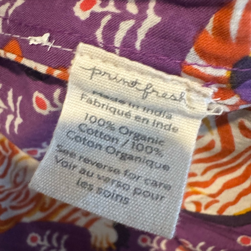 NWT PRINTFRESH Now or Later Tiger Queen skirt in purple/brown/black, size M - Picture 8 of 11